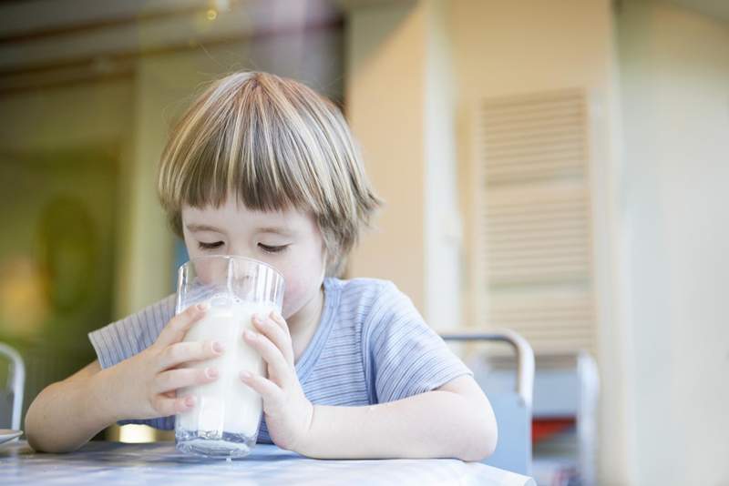 ¿Deberías darle a sus hijos poca grasa o leche entera??