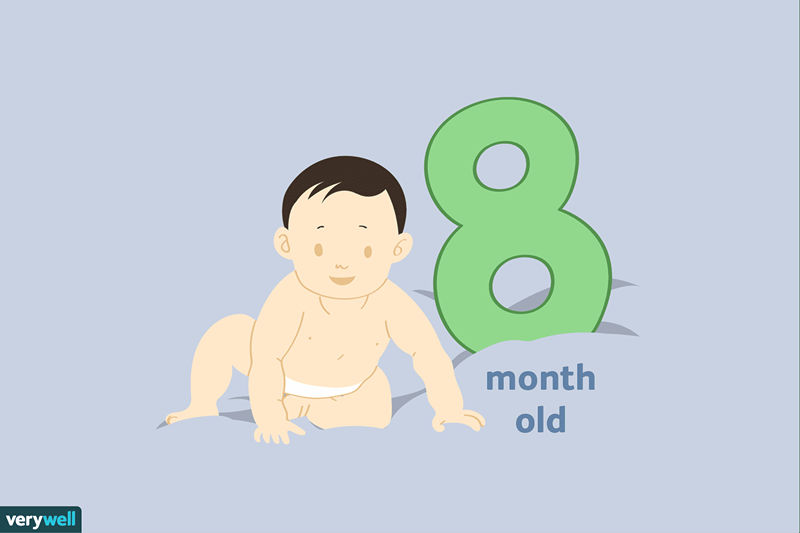 Les étapes et le développement de votre bébé de 8 mois