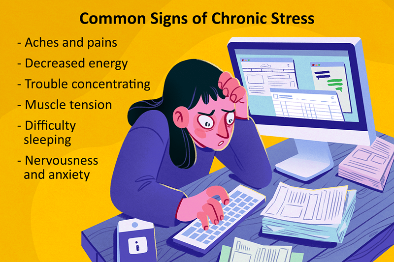 Cómo el estrés crónico afecta su salud